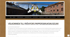 Desktop Screenshot of froviforsmuseet.com