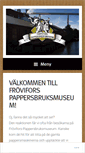 Mobile Screenshot of froviforsmuseet.com